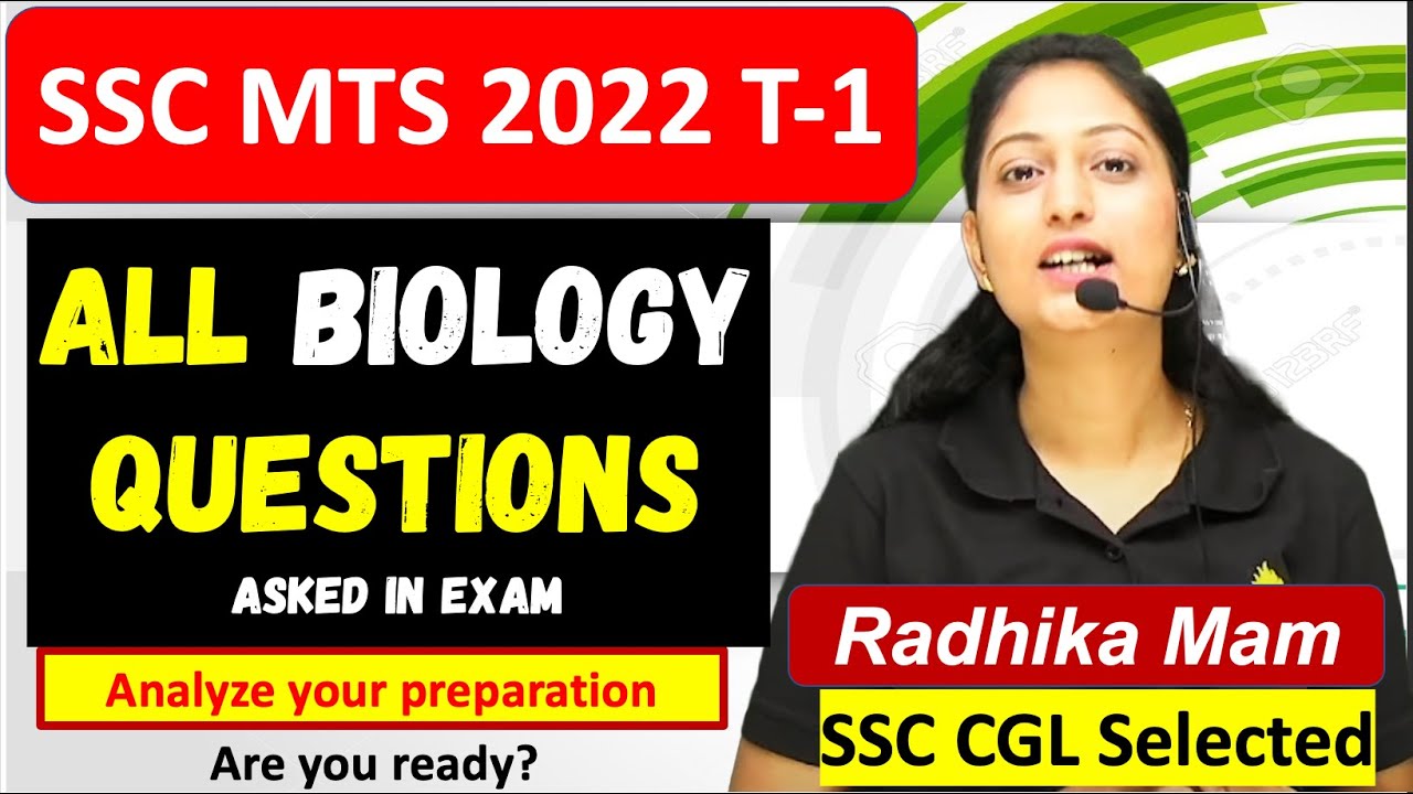 SSC MTS 2022-2023 Tier-1 All Biology Questions Practice| Are you ready for exam?