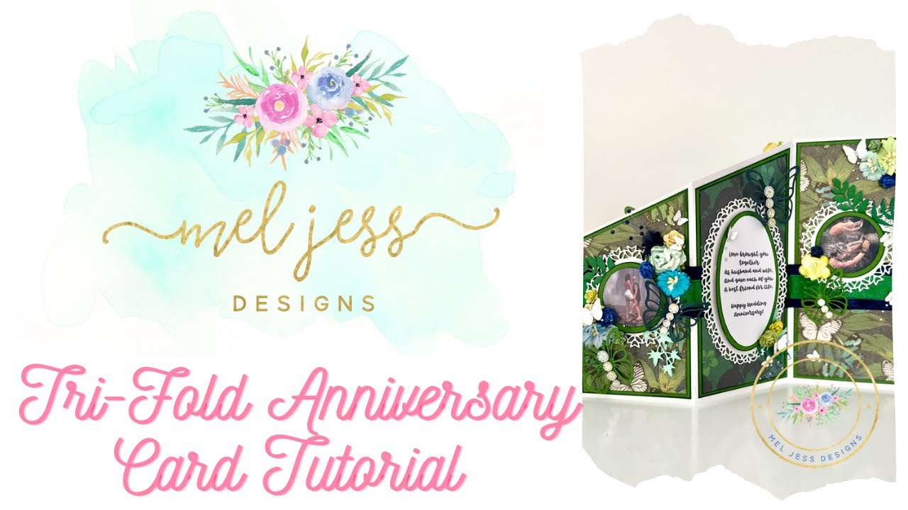 Tri-Fold Anniversary Card Tutorial (Half Cascade Card)