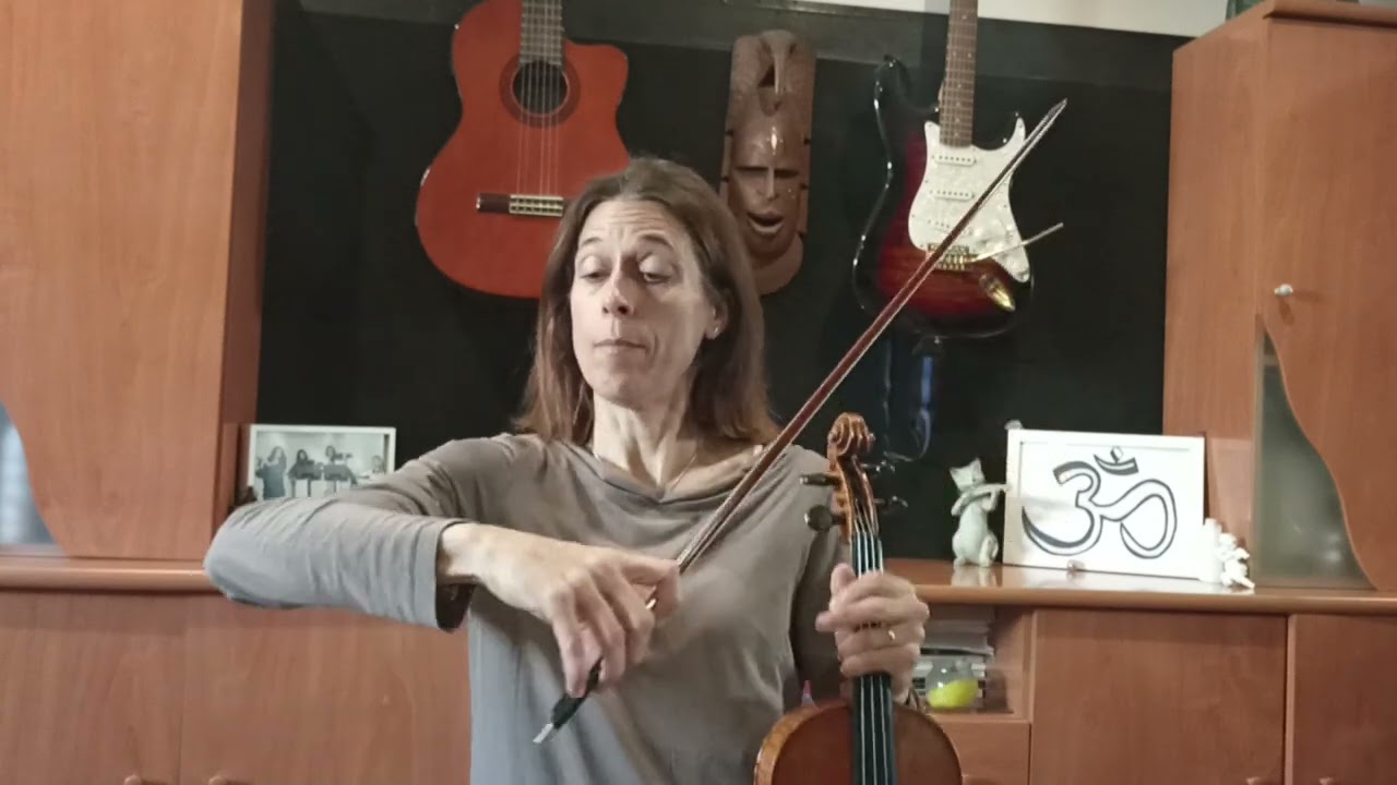 Leçon 127 de violon : gamme et arpège de sol Majeur entre la 1ere et la 3eme position 👍