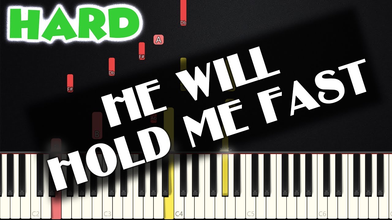 He Will Hold Me Fast | HARD PIANO TUTORIAL + SHEET MUSIC by Betacustic