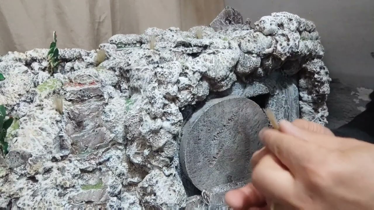 #dinoventurapresepiartigianali : tutorial presepe Pasquale in polistirene : seconda parte