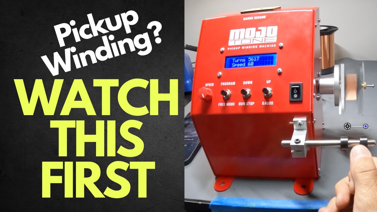 How To Set Up A Mojotone Pickup Winder