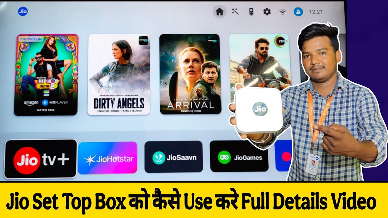 JIO SET TOP BOX को कैसे USE करे..?FULL DETAILS VIDEO IN HINDI #jio #stb #wifi #jiotv