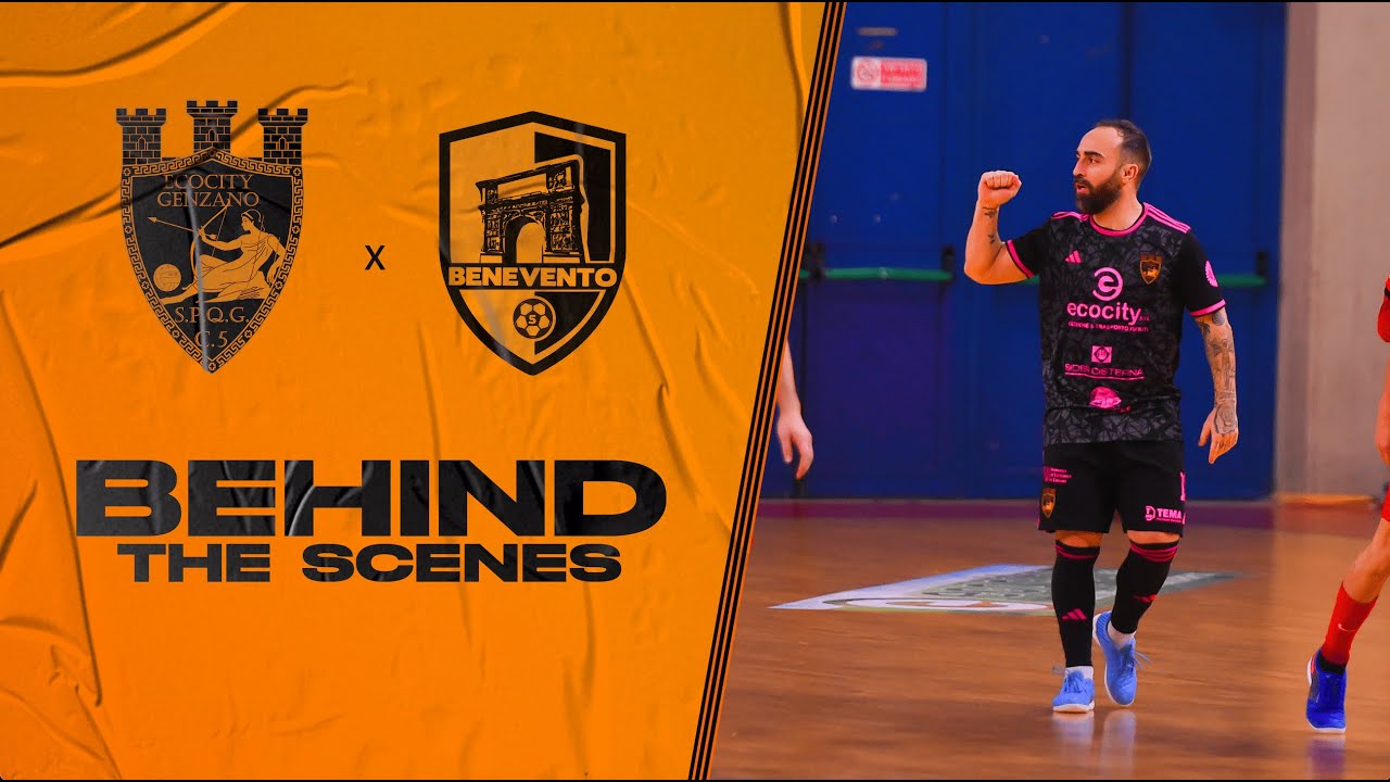 PRIMI GOL IN SERIE A PER RICARDINHO | BEHIND THE SCENES - Ecocity Genzano vs Benevento 5 [4K]
