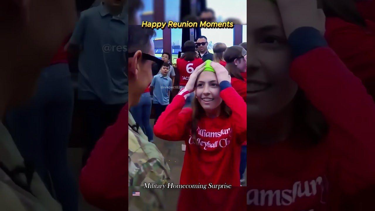 Warm moments for soldiers returning home #respect #soldier #cominghome #surprise #usa