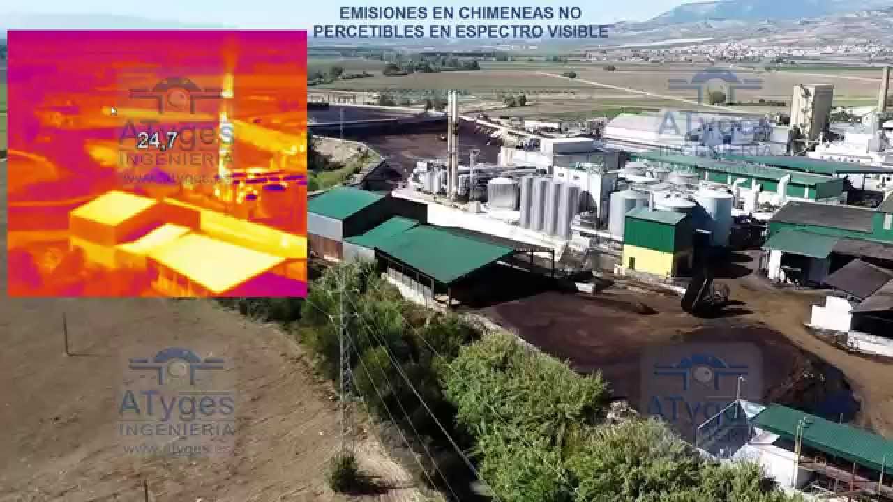 Im&aacute;genes a&eacute;reas termogr&aacute;ficas obtenidas mediante Thermodron