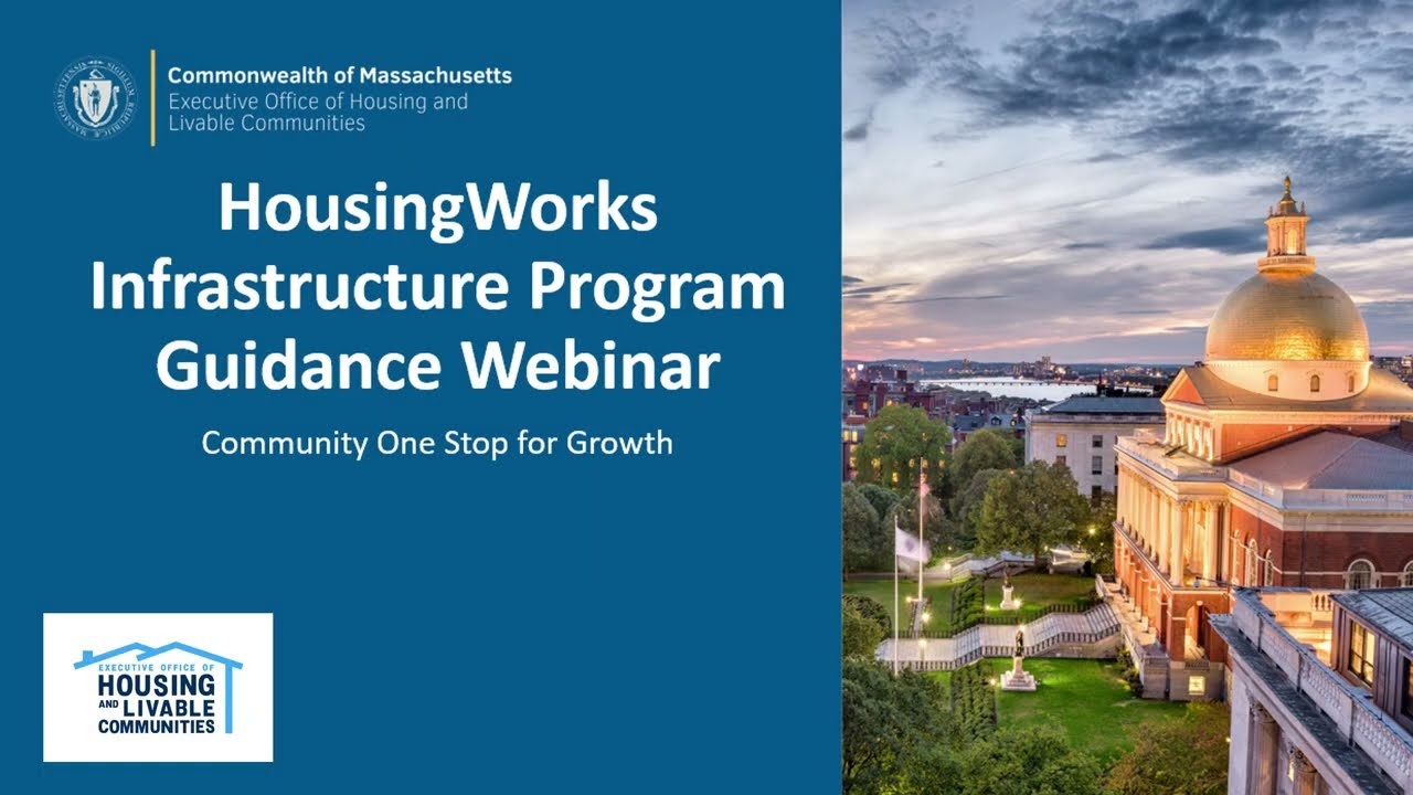 Community One Stop Program Webinar: HousingWorks Infrastructure Program (HWIP)