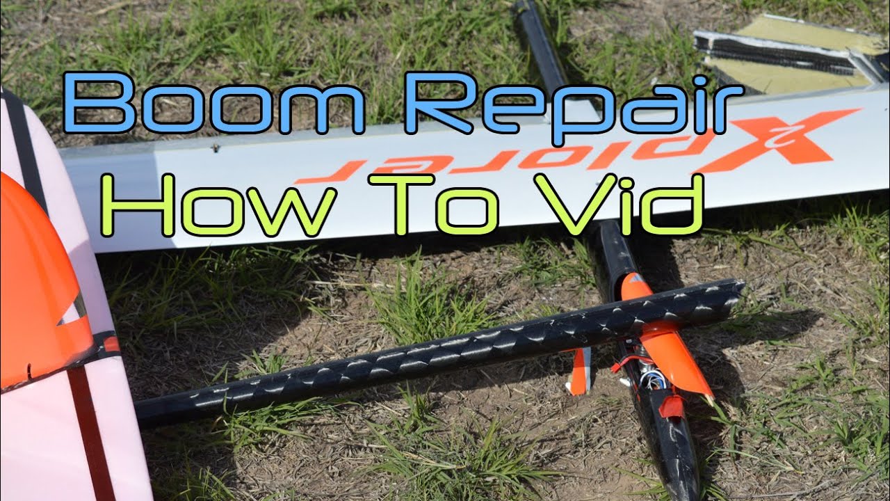 Ремонт хвостовой балки фюзеляжа на модели Xplorer F3J