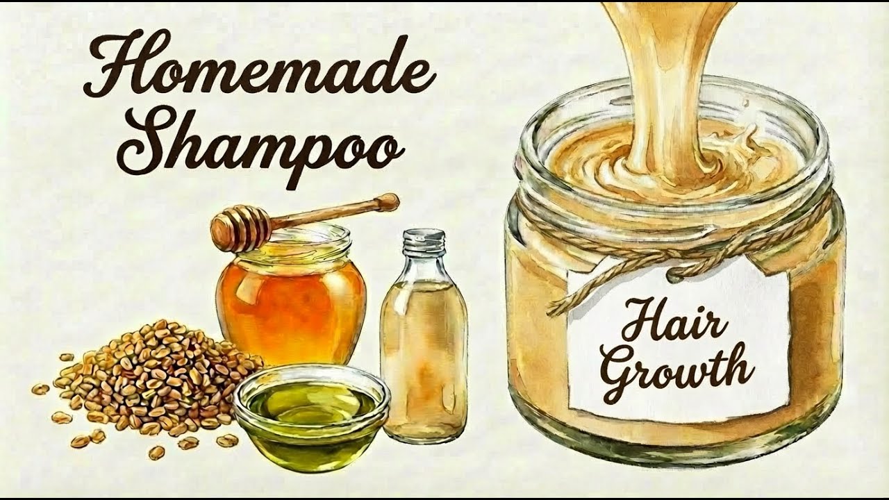Homemade Fenugreek Shampoo | Cleansing Shampoo | Thickness, Growth, Shine, Strength