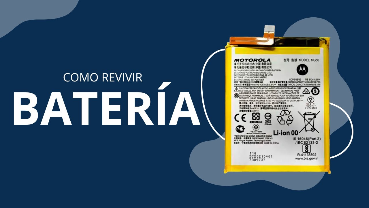 Tutorial como revivir batería