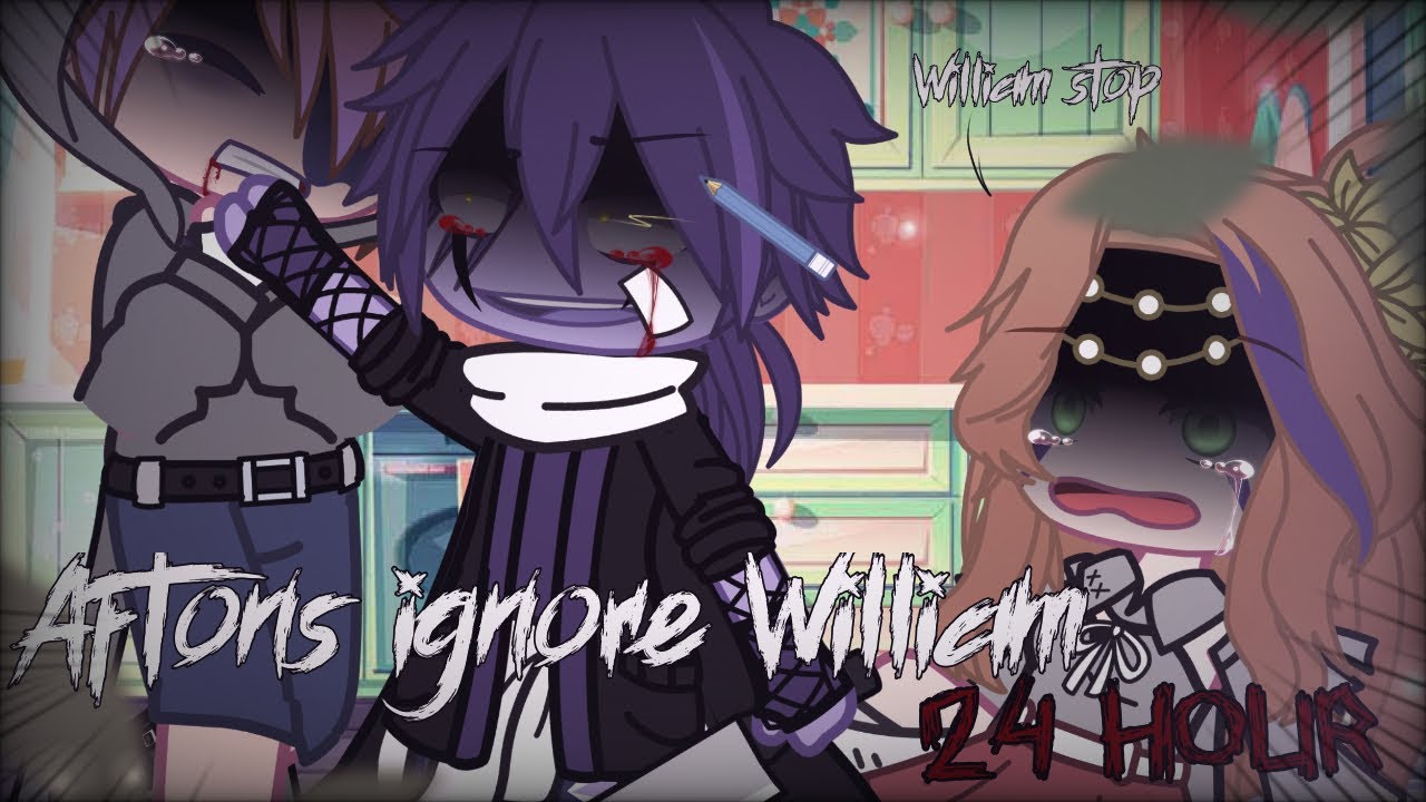 Aftons Ignore William For 24 hours // Gacha Club // Gacha Fnaf // Made By:Hazel🌿
