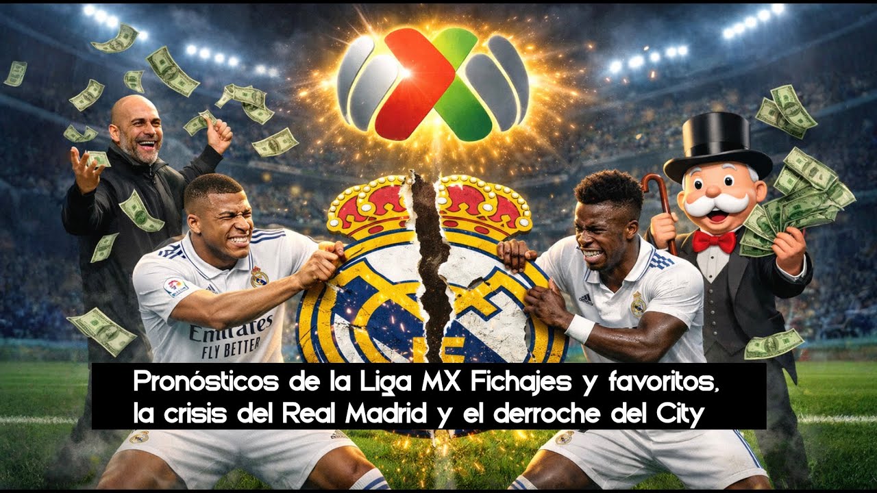 Pronósticos de la Liga MX Fichajes y favoritos, la crisis del Real Madrid y el derroche del City