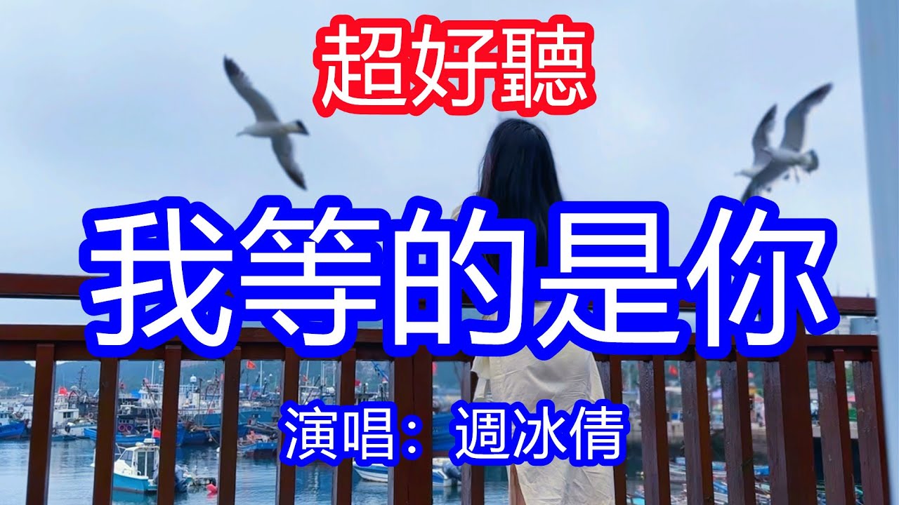 天呀！ 太好聽了，4月週冰倩超火傷感情歌《我等的是你》，獨特的嗓音，單曲循環聽不夠！想你想得淚流，卻無法說出口，唱的撕心裂肺，聽得痛哭流涕！大連風景！傷感情歌！療癒情歌！