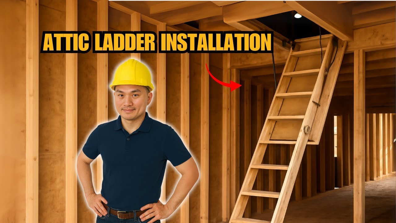 Part 2: Watch Me Build The Coolest Attic Ladder Ever!