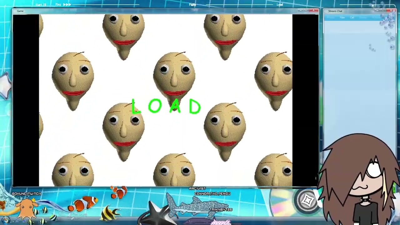 Ew he's bald... in Baldi's basics! (shorter stream)