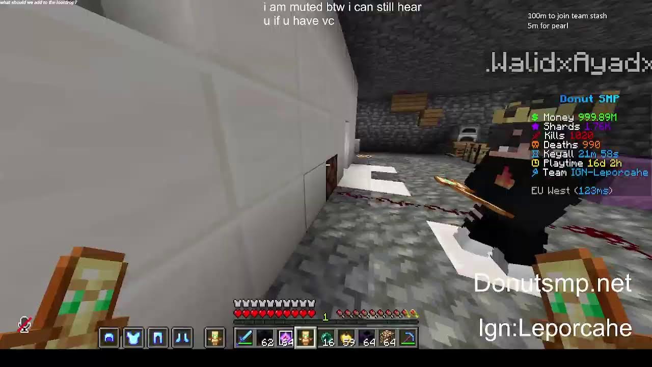 Donutsmp Live Rating Full Rating Bases Loot Drop 50M Netherite Bases 500k Per Base