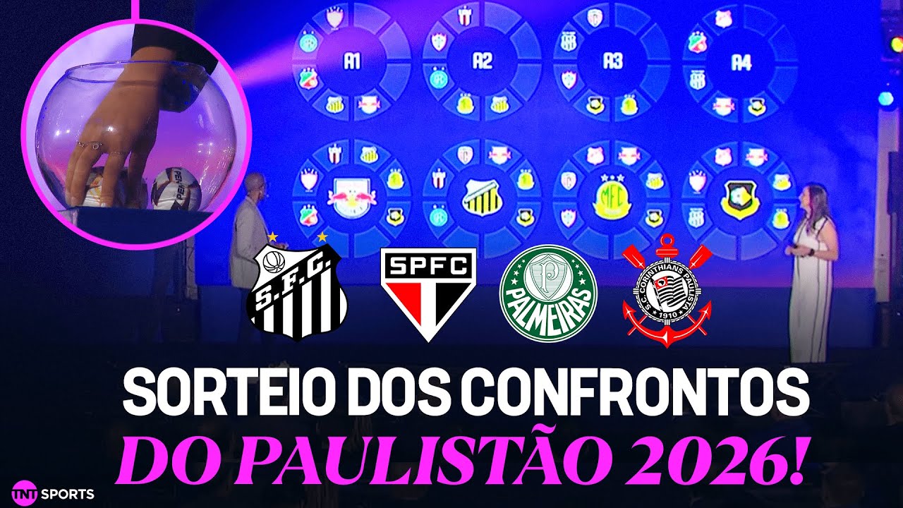 CHUVA DE CL&Aacute;SSICOS! CONFIRA O SORTEIO COMPLETO DO PAULIST&Atilde;O 2026 COM NOVO FORMATO