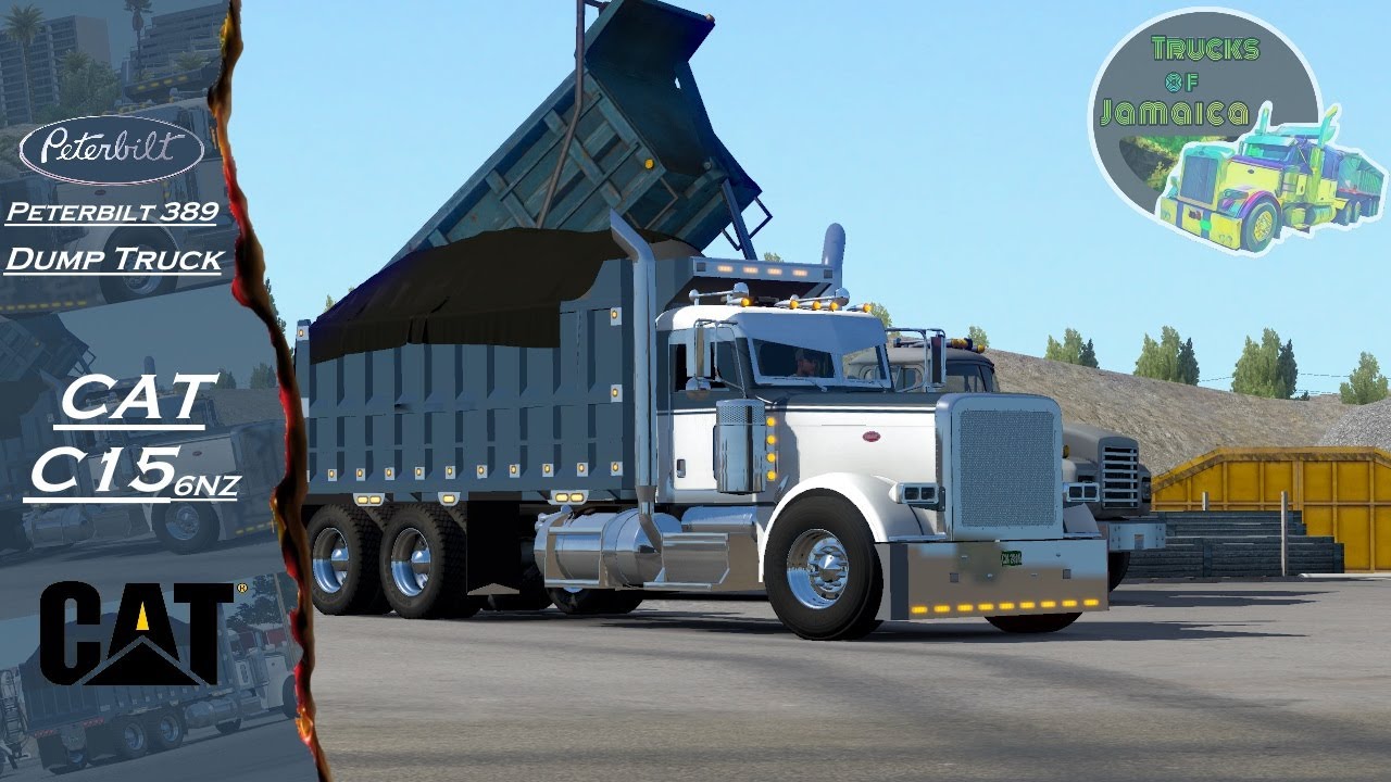 Peter 389 Dump Truck - Quarry Run - American Truck Simulator - ATS -