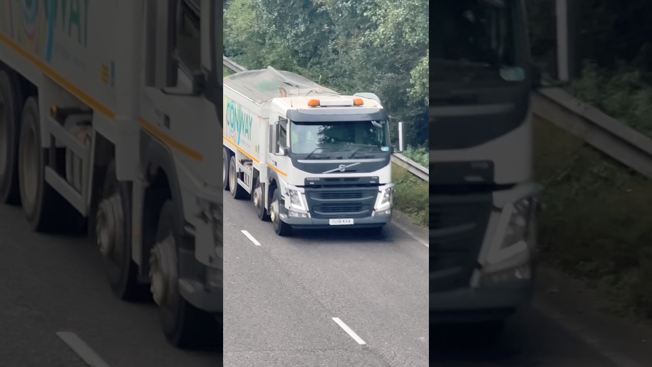 Volvo Construction Material Transport Truck UK 🚛🏗️ #VolvoTruck #UKTransport
