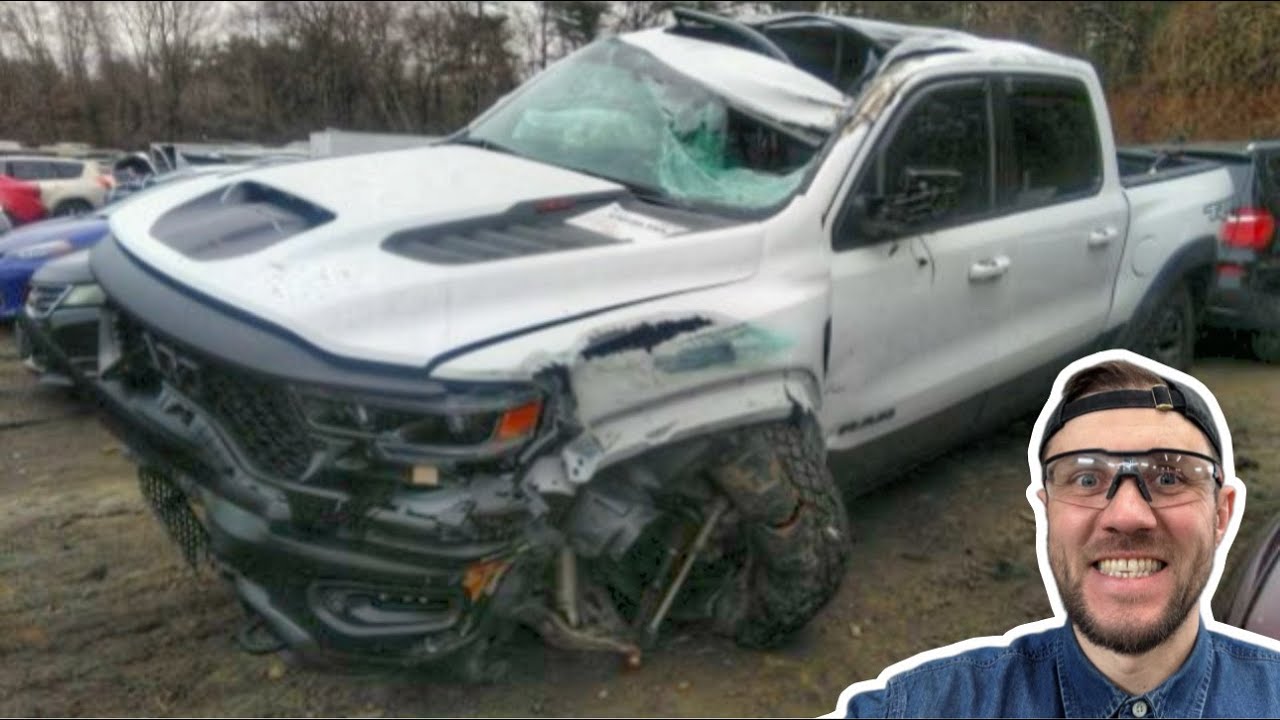 Dodge Ram TRX. Fixing a Salvage car from Copart.