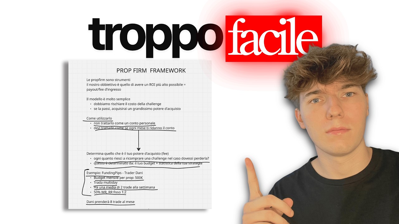 Il modo più VELOCE pr passare una prop firm nel 2026 (metodo su base matematica)