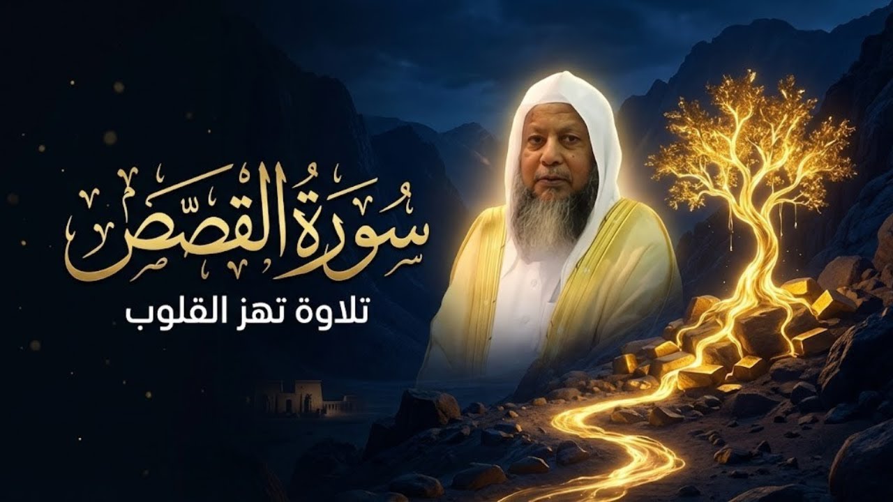 تلاوة تبكي الصخر من محراب النبي ﷺ! سورة القصص كاملة - الشيخ محمد أيوب 😭🕋