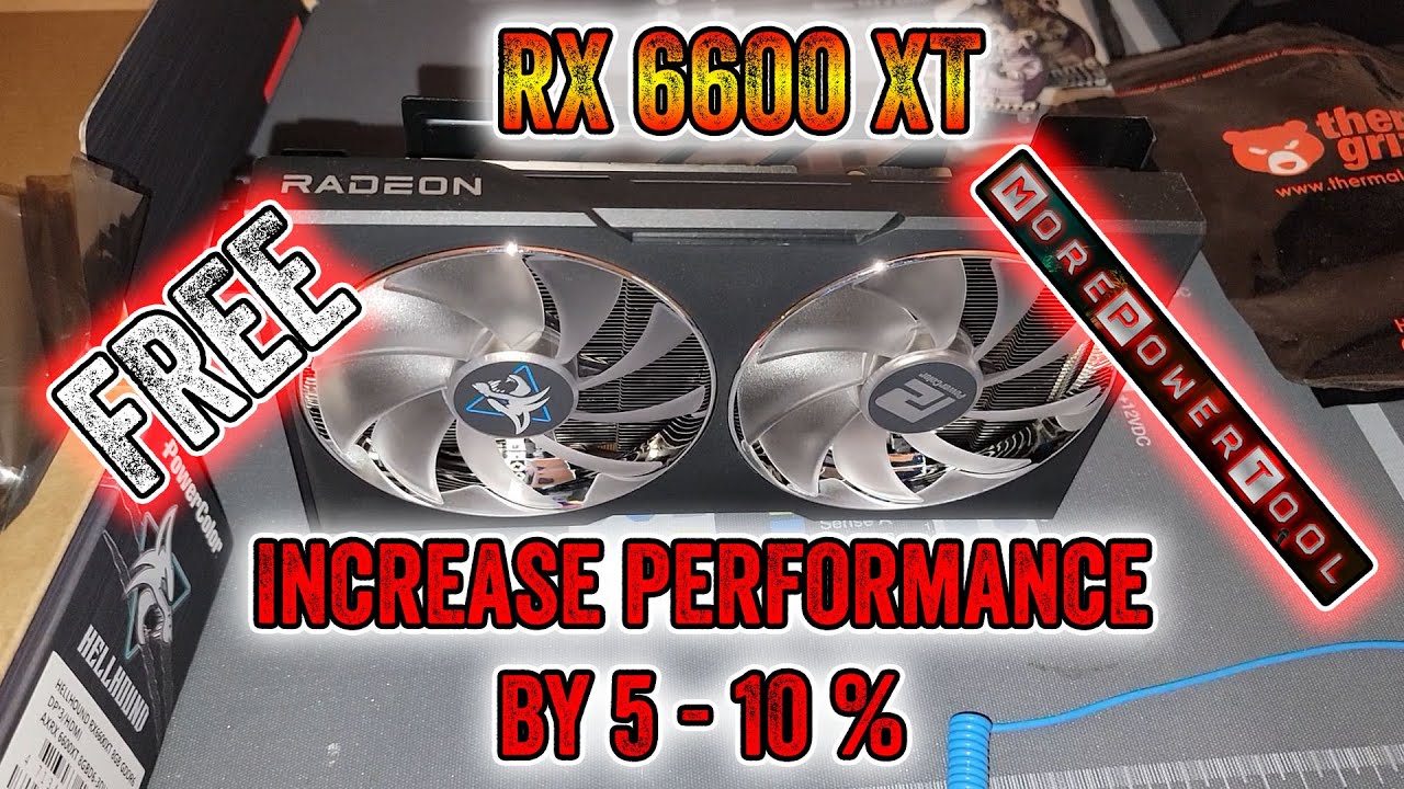 RX 6600 XT Boost Gaming performance with MorePowerTool