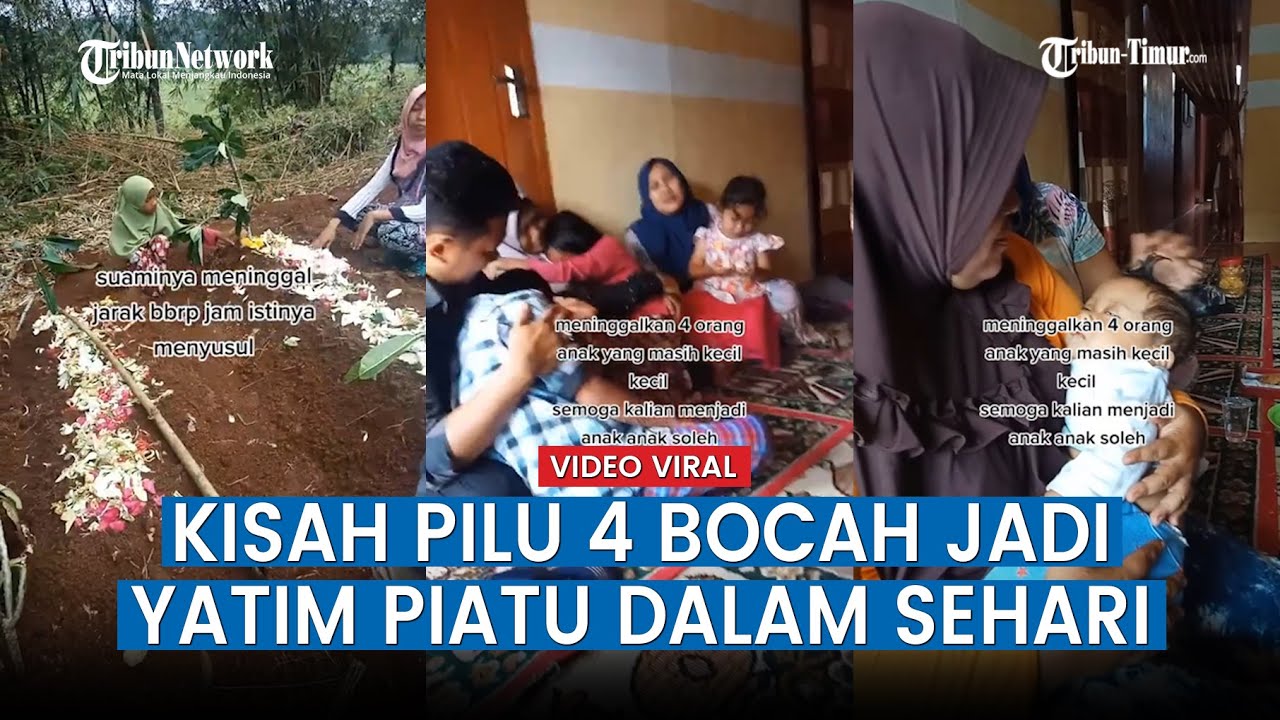 Video Viral, Kisah Pilu 4 Bocah di Tasikmalaya Jadi Yatim Piatu, Ayah Meninggal Lalu Ibu Menyusul