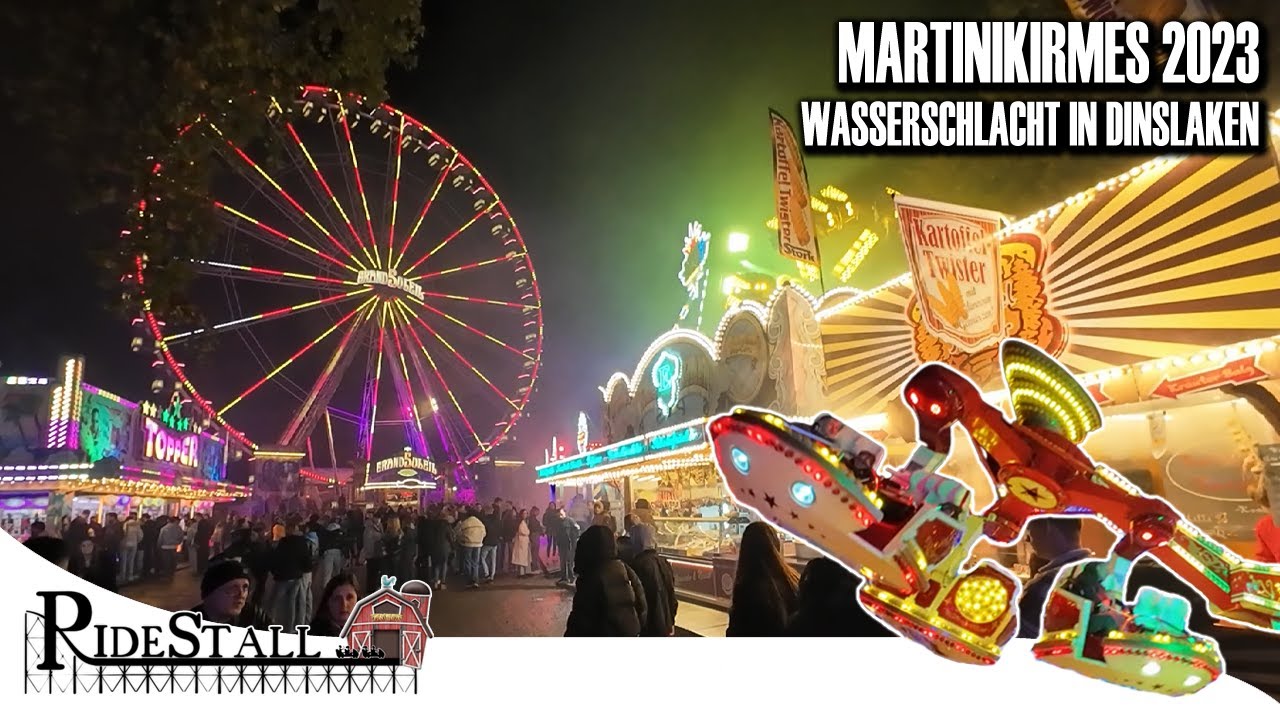 Martinikirmes 2023 - die Kirmes in Dinslaken fällt für uns wortwörtlich ins Wasser | VLog