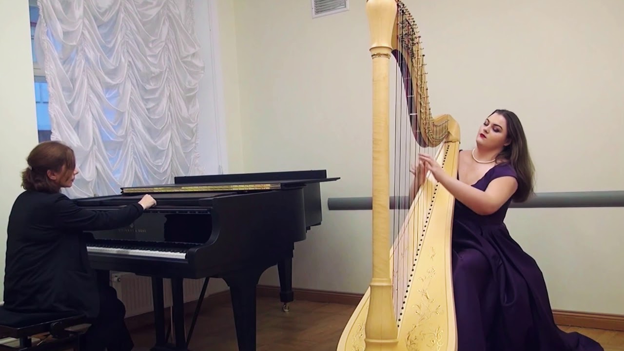 R. Glier Concerto for harp (1. Allegro moderato)  Anastasia Mozol - harp  Nana Durgaryan - piano