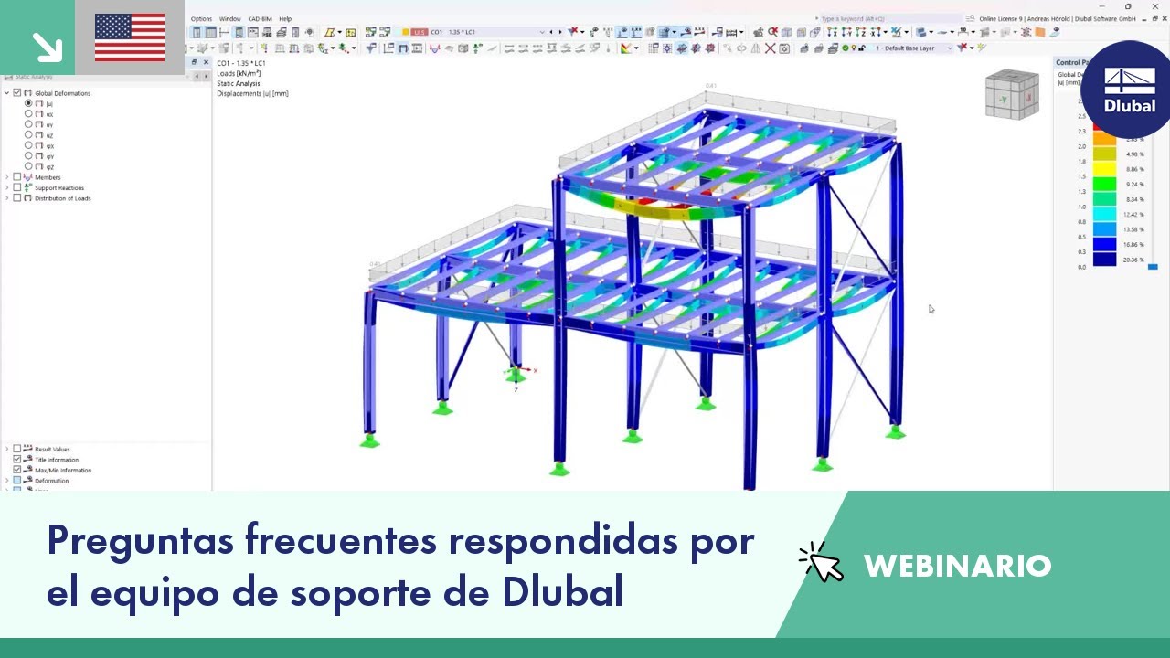 [EN] Webinario | Preguntas frecuentes respondidas por el equipo de soporte de Dlubal | Marzo de 2026