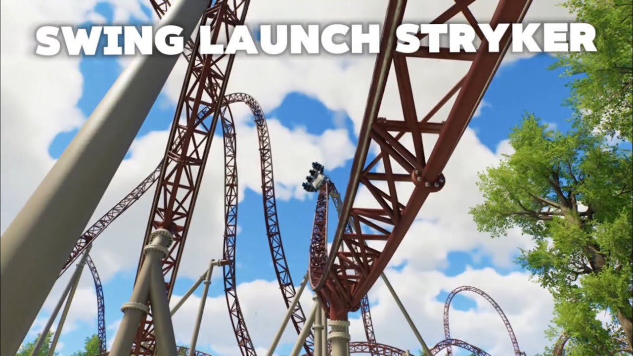 Intense Mack Swing Launch in Planet Coaster 2!