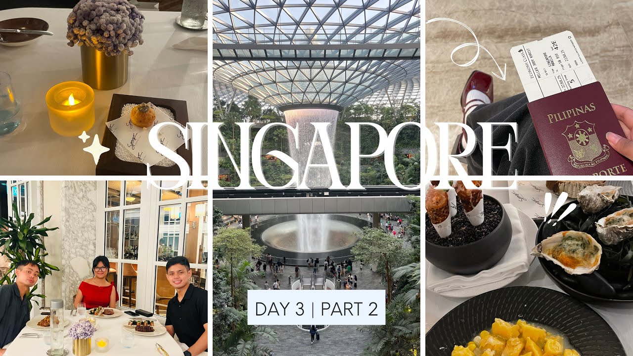 D3: Singapore Vlog 🏙️ | visiting jewel changi airport, celebrating 18th with my kuyas 🐥 (part 2)