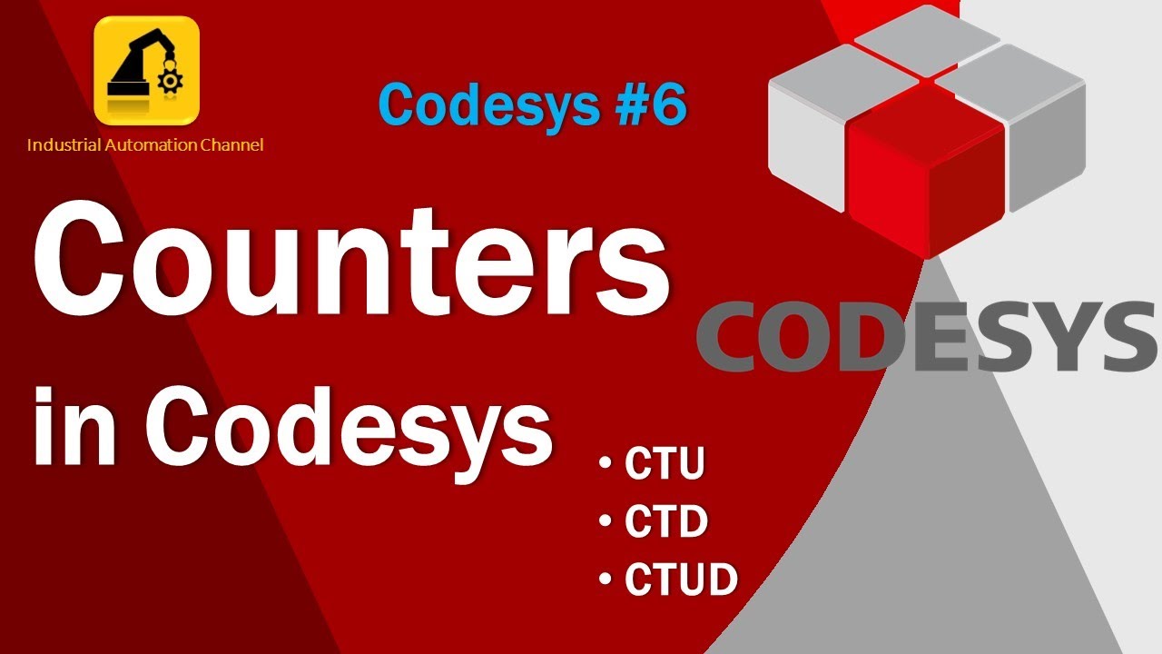 Codesys #6: Как использовать счётчики (CTU / CTD / CTUD) в Codesys с помощью релейной логики