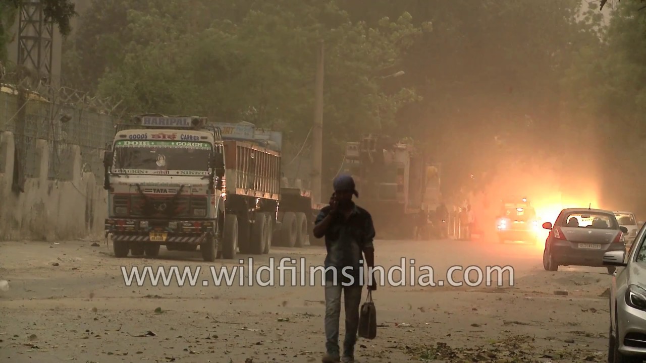 Darkness at noon: Summer Dust storm hits Delhi