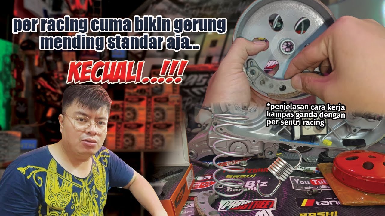 Apakah Perlu Ganti Per Sentri Dan Per CVT Menjadi Lebih Keras Di Motor Standar ❓ #prabzgarage
