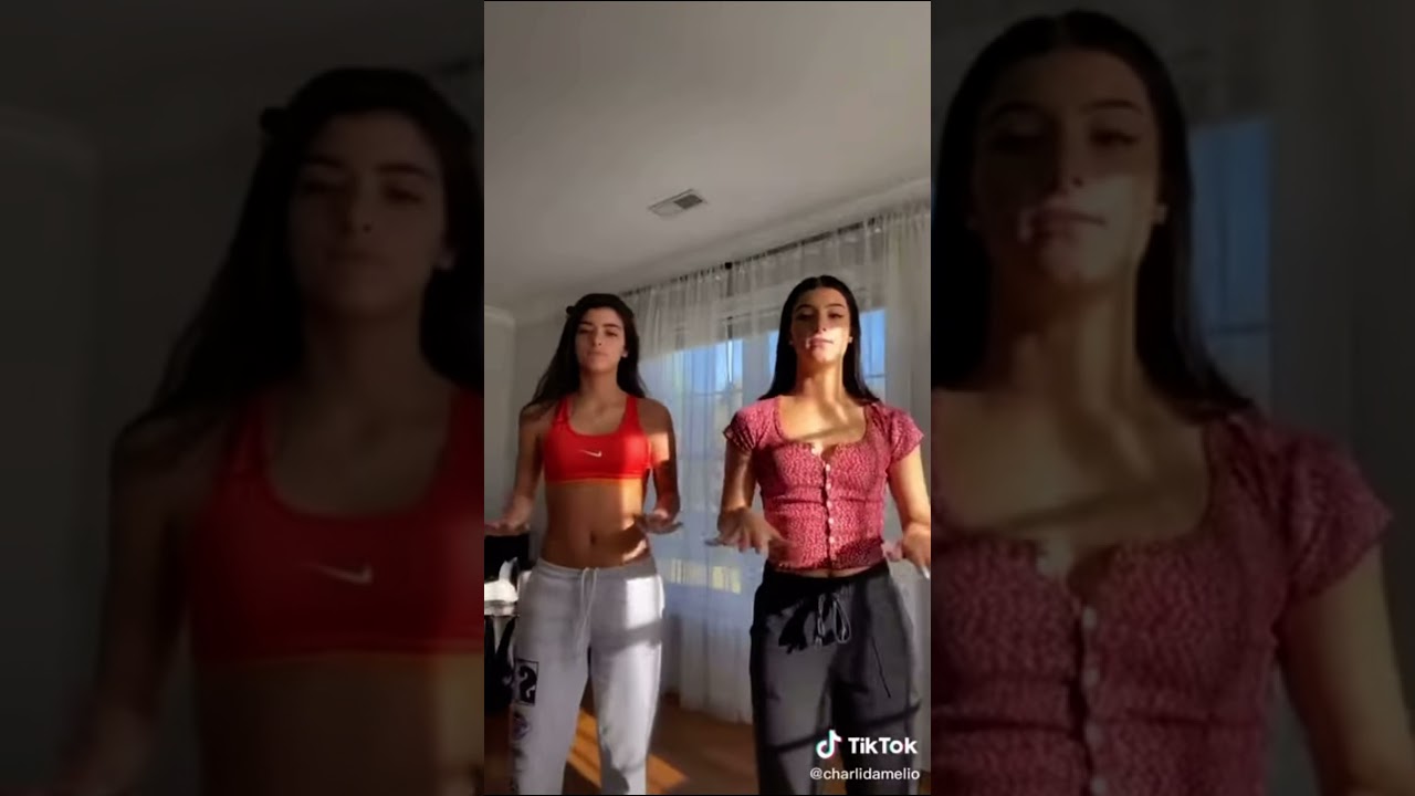 Charli and Dixie dancing to roses