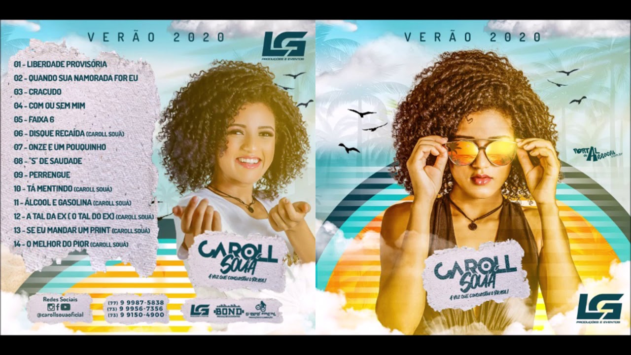 CAROLL SOU&Aacute; - CD VER&Atilde;O 2020