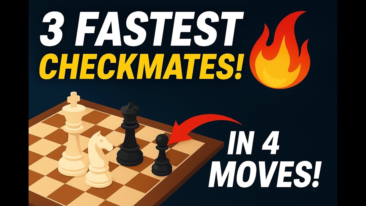 Top 3 Insane Checkmates in Under 6 Moves!