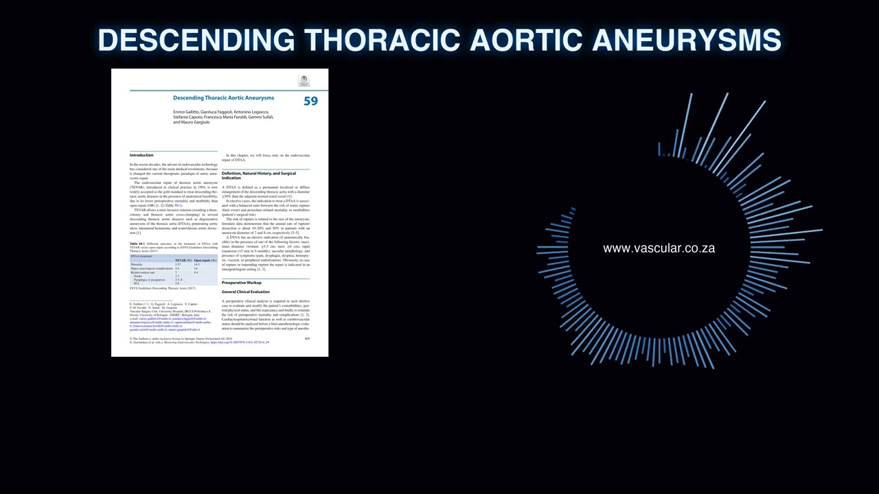 MET - 59 - Descending Thoracic Aortic Aneurysms - Deep Dive Podcast