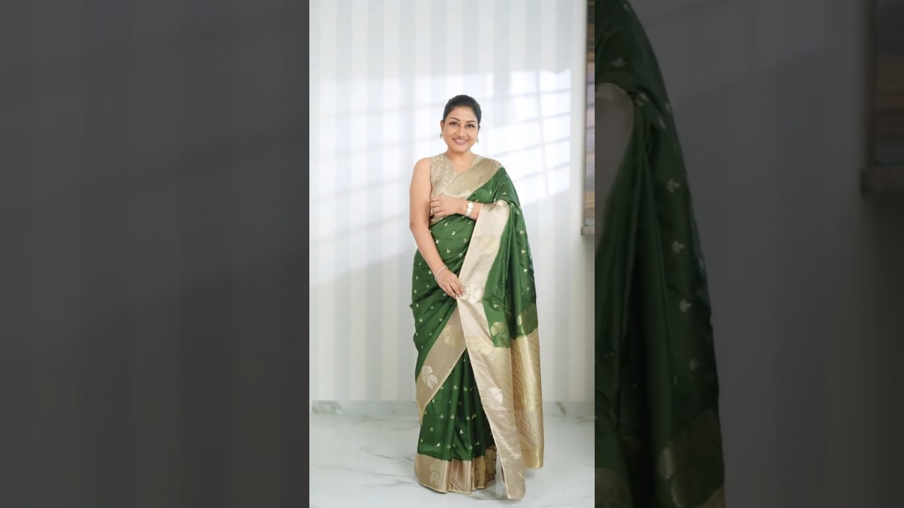Dolly Jain VEGAN Modal Silk Saree Draping Technique Revealed