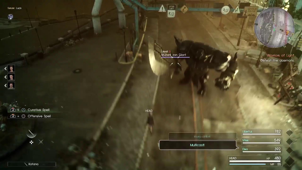 Test 2 (live) FFXV Comrades