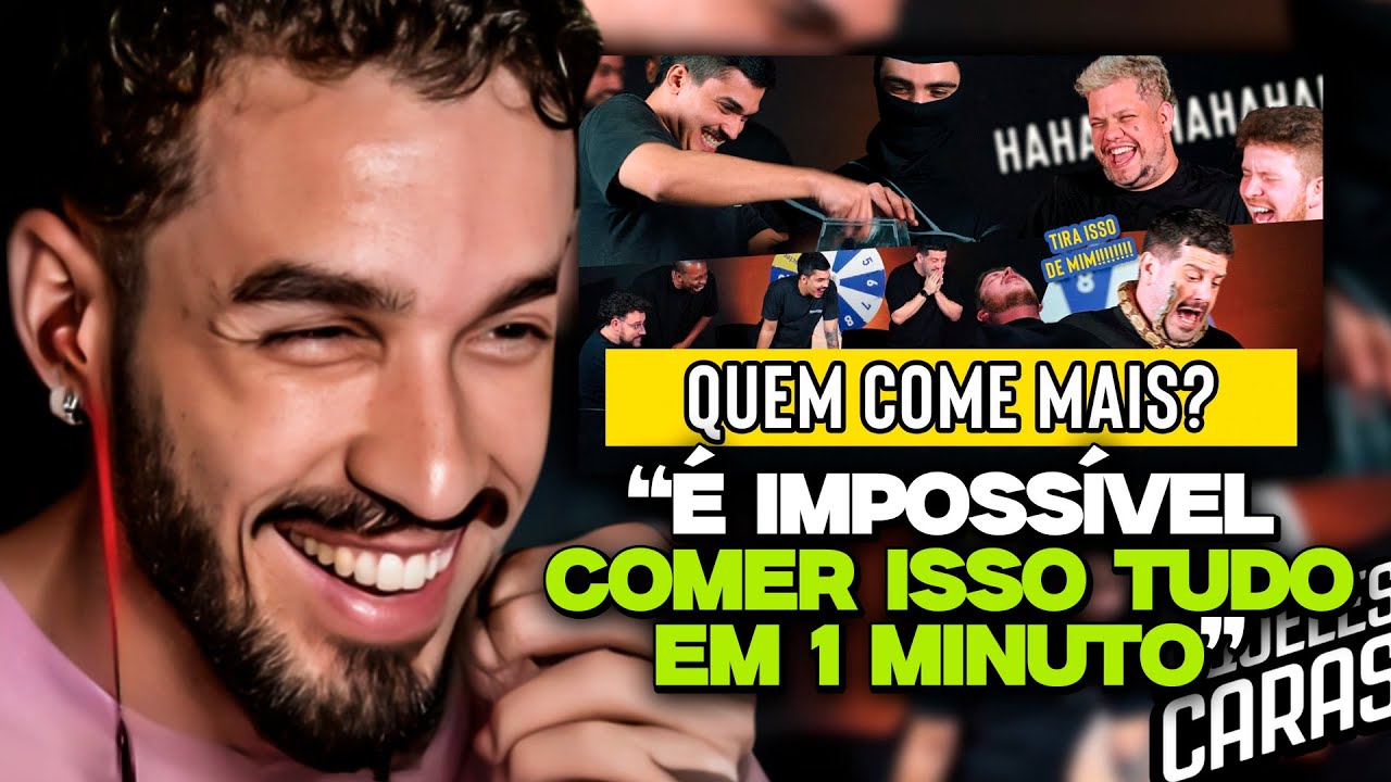 DESAFIO EXTREMO: QUEM COME MAIS? - AQUELES CARAS | REACT DO STAG