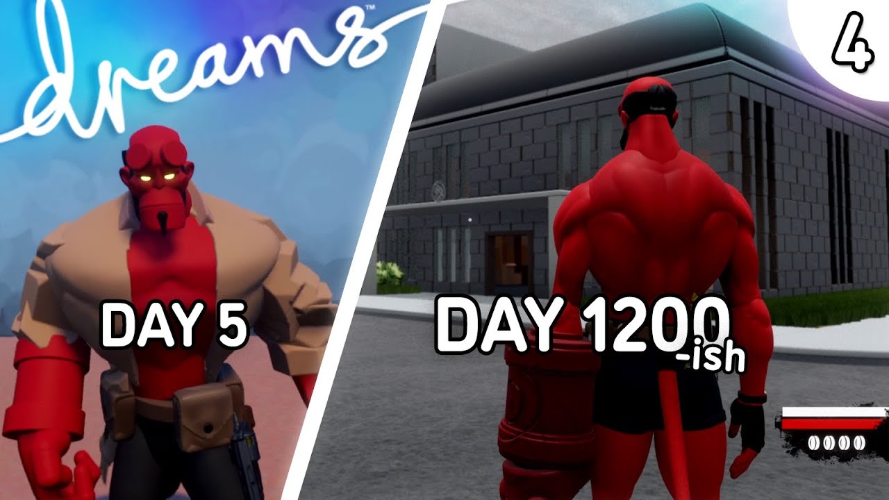 Making a Hellboy game from SCRATCH | Dreams PS4 (Part 4)