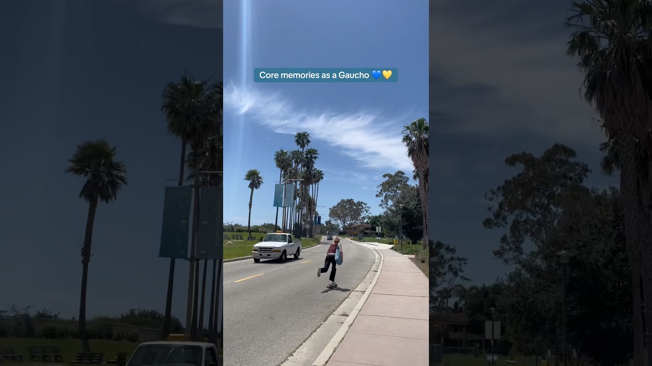 College life in our little beach town🥹 #UCSB #UCSantaBarbara #CoreMemories #InsideOut
