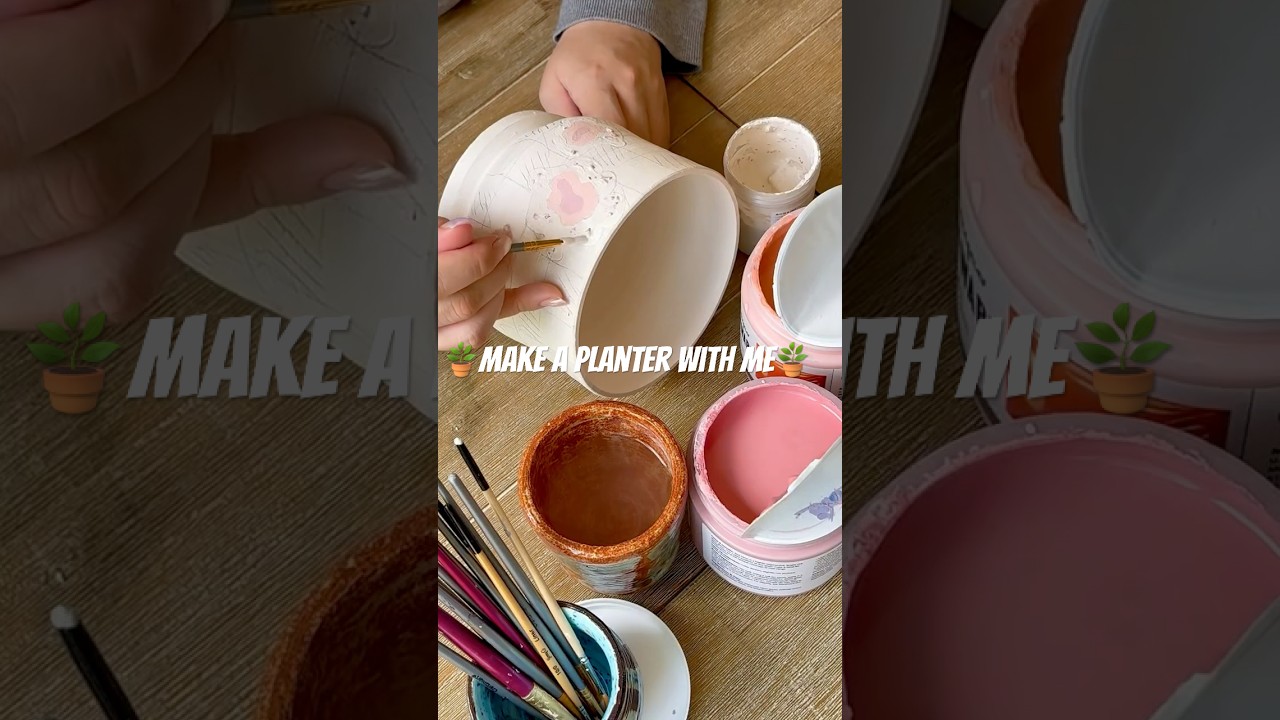 🪴Made my own home planter!🪴 