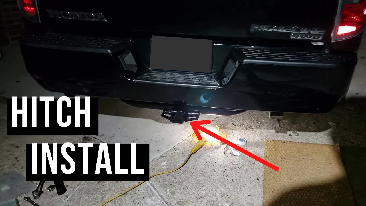Installing a tow hitch on my 2008 Honda Ridgeline.