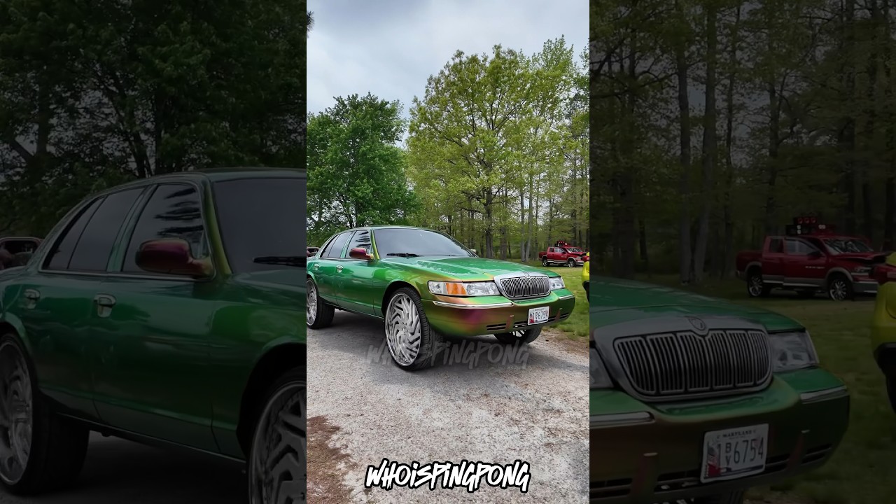 Chameleon mercury grand marquis on brushed Amani forged wheels