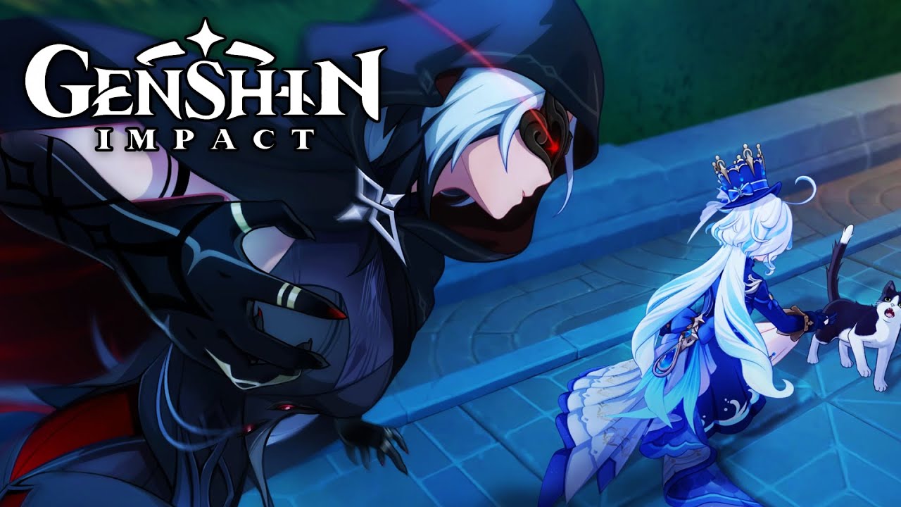 Arlecchino Ambush Furina Cutscene [JP/ENG] | Genshin Impact 4.1 Archon Quest