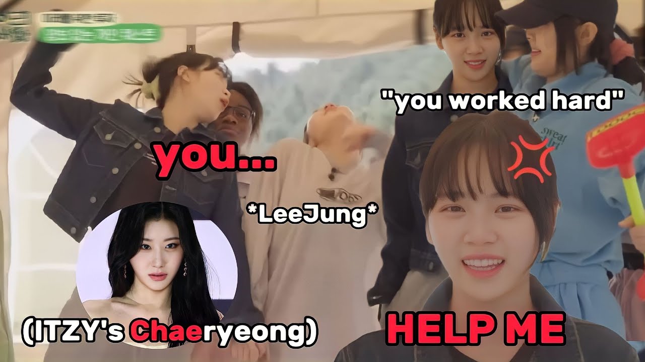Chaewon was about to throw hands for nonstop teasing of her unnies (ft. ITZY's Chaeryeong)